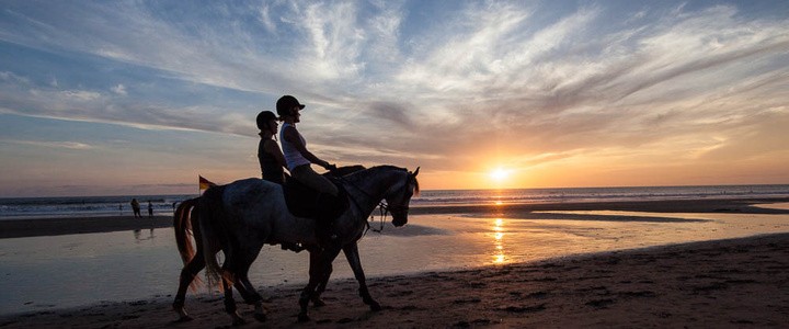 巴厘岛海滩骑马