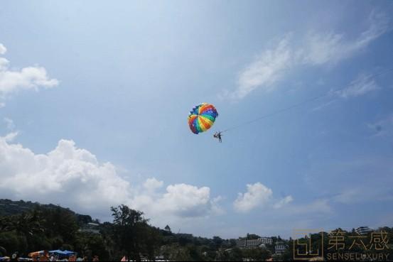 海边滑翔伞活动