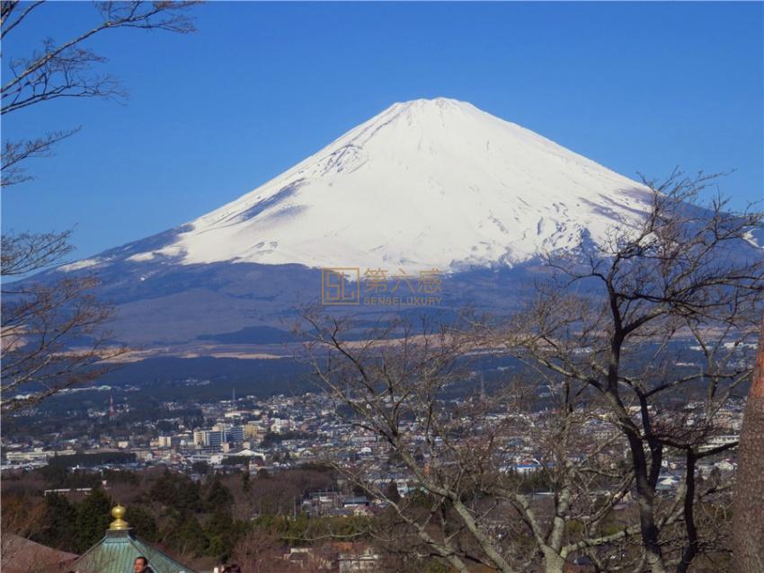 富士山雪景
