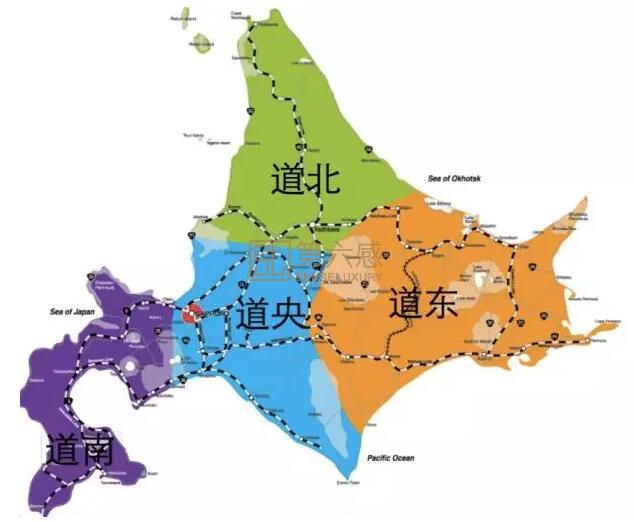 北海道地区分布
