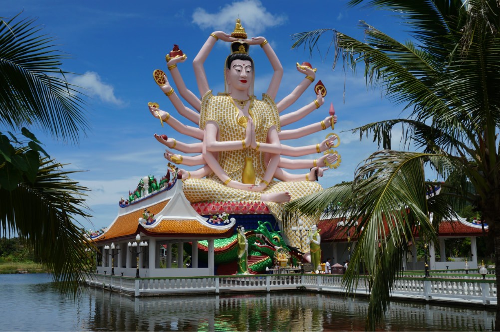 千手观音庙(Wat Plai Laem)