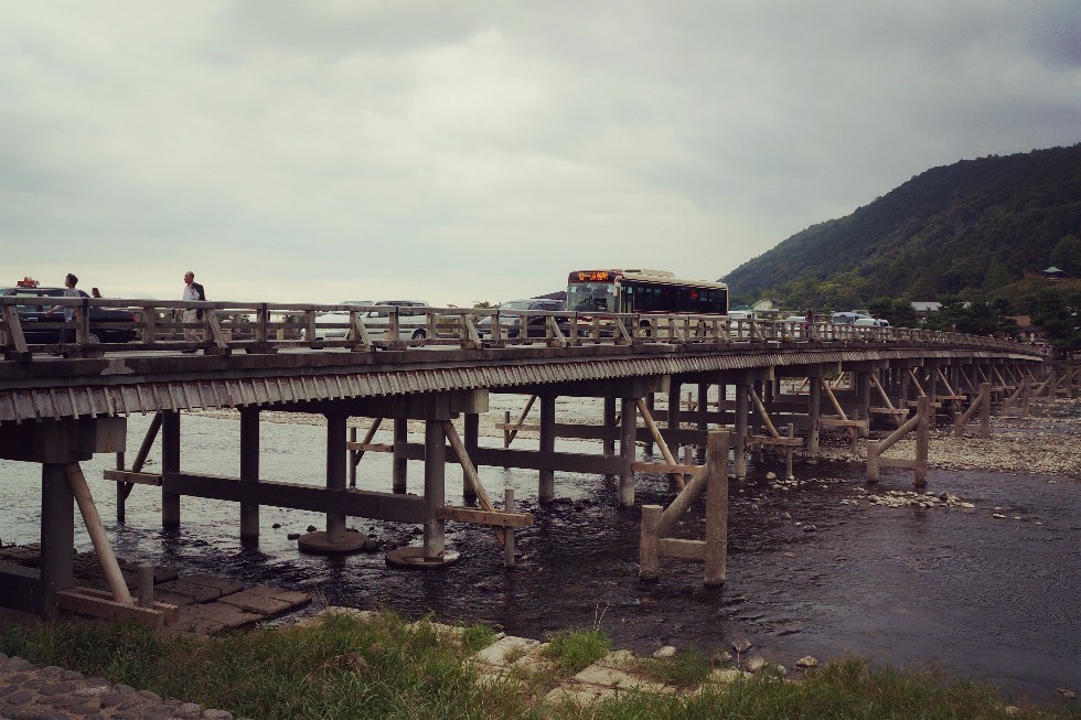 渡月桥风景区Togetsukyo Bridge