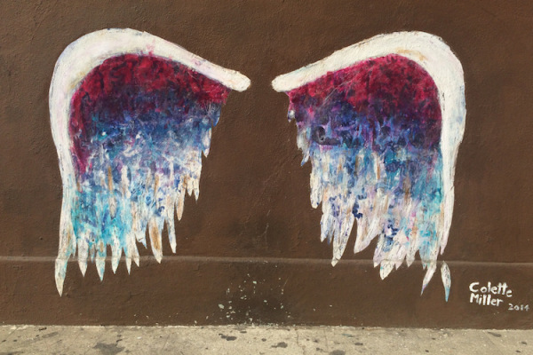 天使翅膀墙