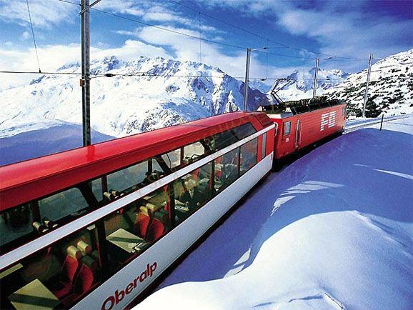 瑞士冰川列车攻略 带你穿越瑞士美丽雪景 第六感度假
