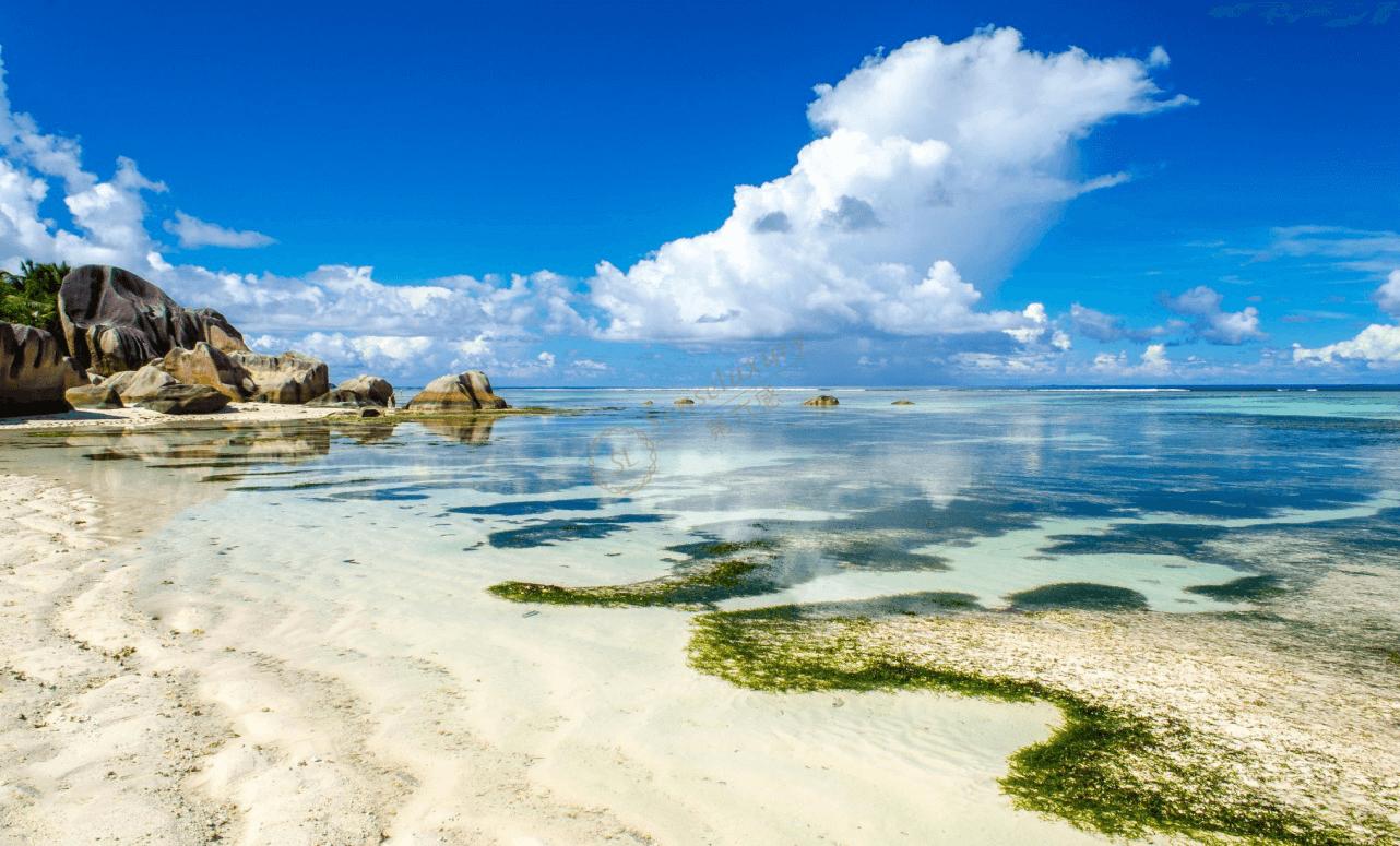 在塞舌尔的海滩上 库存图片. 图片 包括有 蓝色, 手段, 本质, 人们, 花岗岩, 白种人, 放松, 沙子 - 214532869