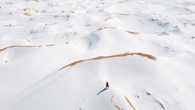 黄河宿集 | 如果你足够幸运，可以遇见一场沙漠的雪