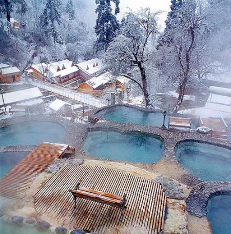 吉林长白山温泉